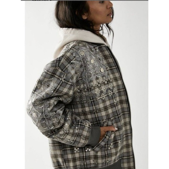 Free People Jackets & Blazers - Free People Embellished Jacket